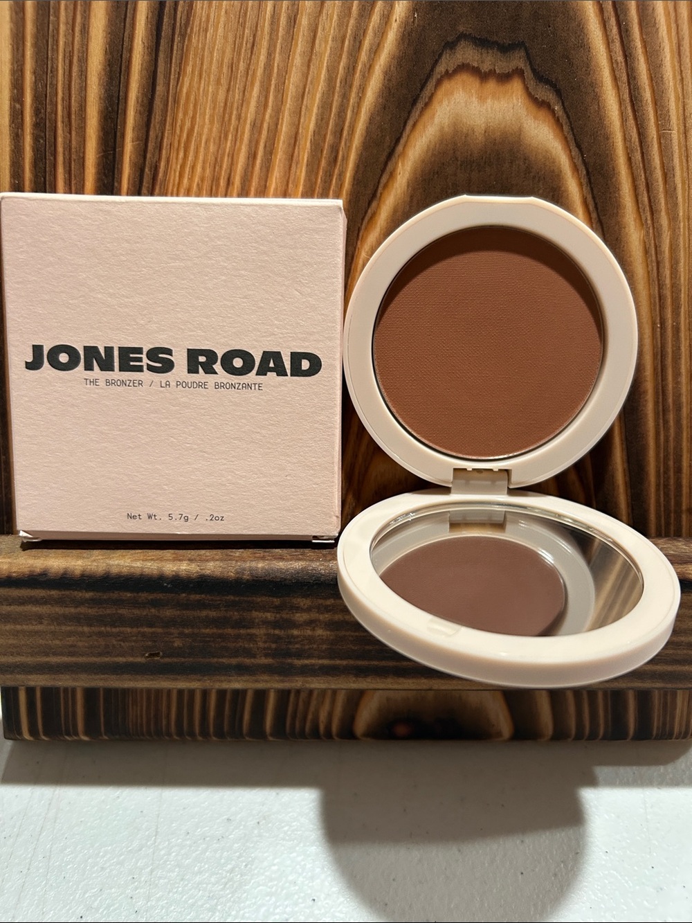Jones Road Cream Bronzer — Warm Tan / Brown Duo
